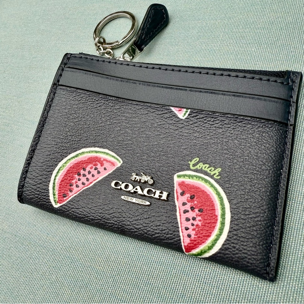 Coach Mini Skinny ID Case Keyring - Picture 6 of 6